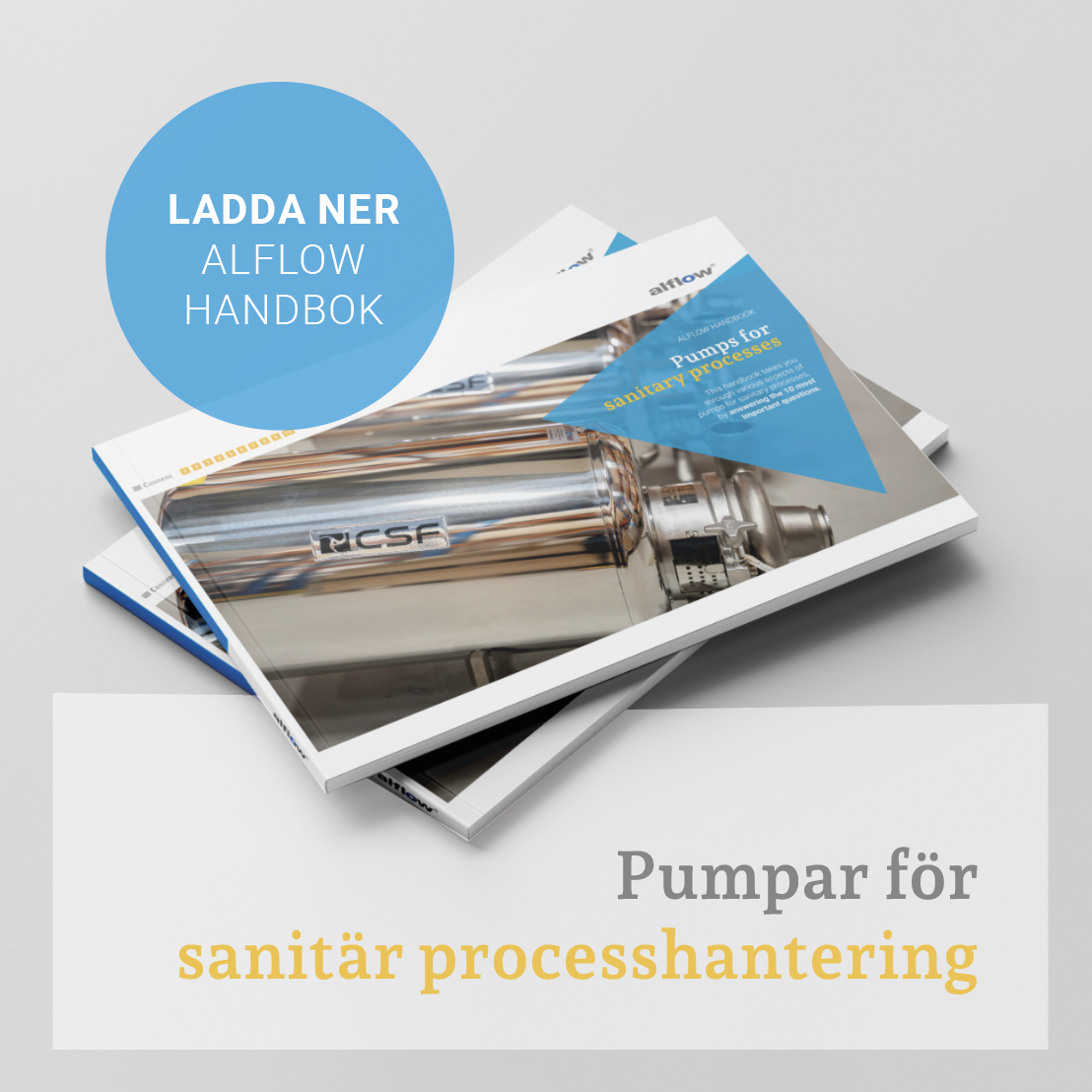 Pumper for sanitære prosesshåndtering